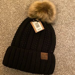NWT C.C. Beanie With Pom